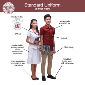 senior high standard uniform