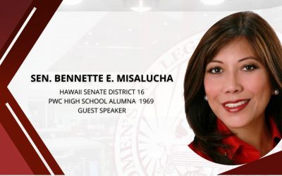 Hawaii Senator Bennette Misalucha as PWC Davao commencement speaker