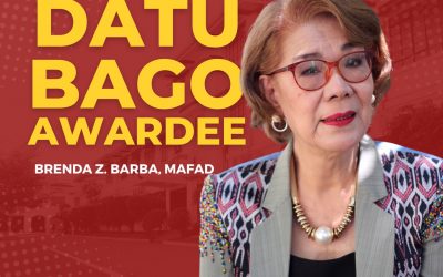 Ms Brenda Barba 2023 Datu Bago Awardee