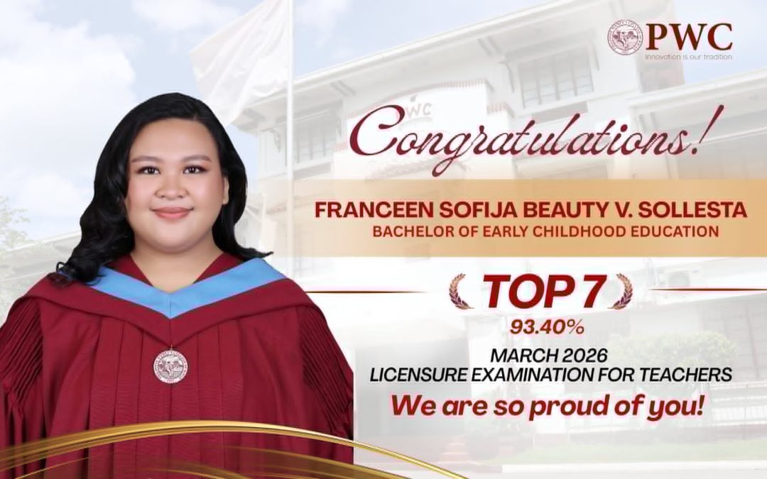 Franceen Sollesta Top 7 in  Licensure Examination for Teachers 2026